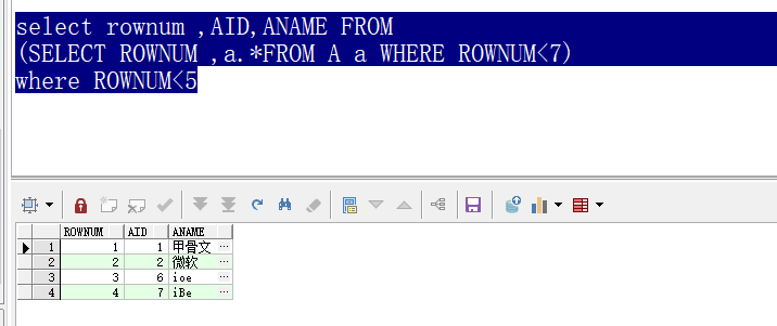 Oracle как работает rownum