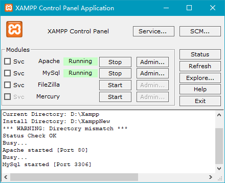 XAMPP phpmind Agileone 环境搭建及遇到问题的解决方法第1张