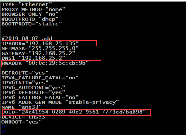 2019-08-08-VMware克隆虚拟机后修改UUID、MAC地址、IP和主机名第3张