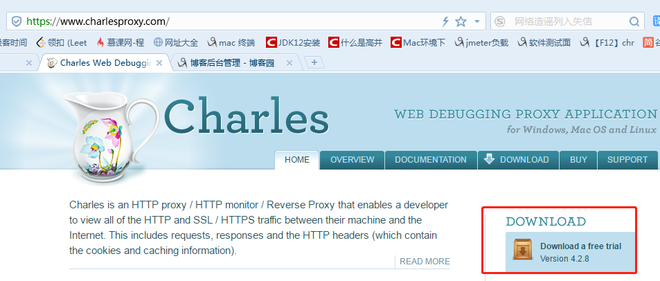 Charles系列一：Charles功能介绍、下载安装和界面简介第1张
