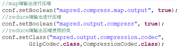 Properties to achieve compression code output