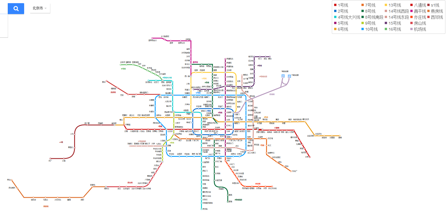 北京城市轨道交通(北京城市轨道地铁线路图)