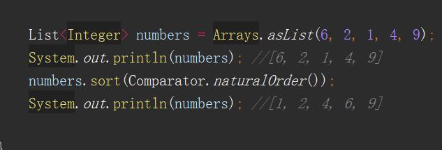 使用Java8的Comparator排序List对象集合