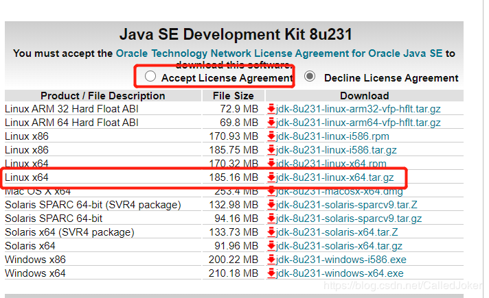 jdk download fro linux