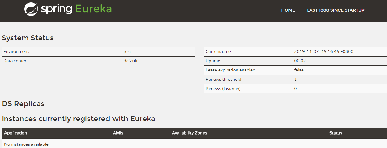 Springcloud Eureka Server 配置