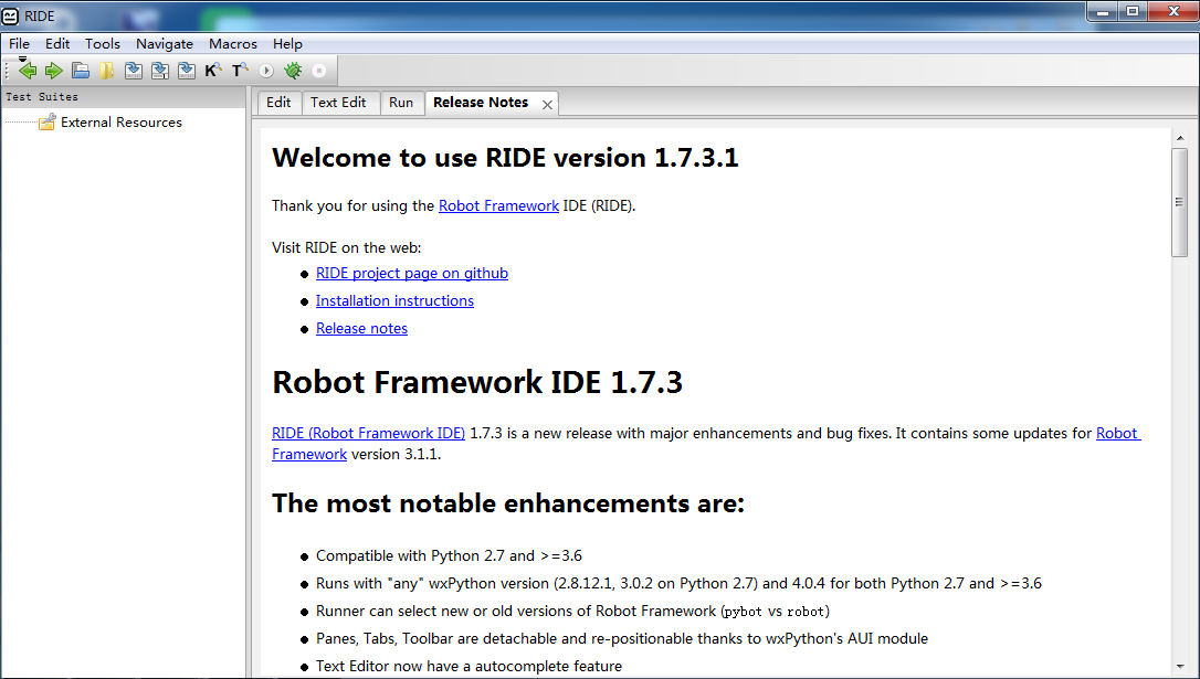 Robot Framework 使用【1】