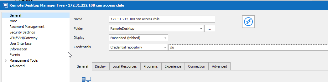 Remote desktop manager共享账号