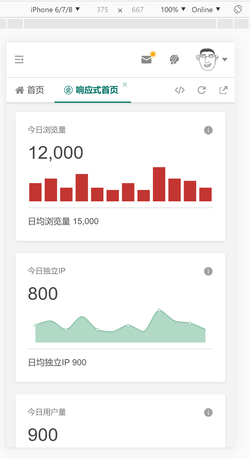 【新特性速递】FineUIPro/Mvc/Core 全新移动端访问体验（示例首页）！第5张