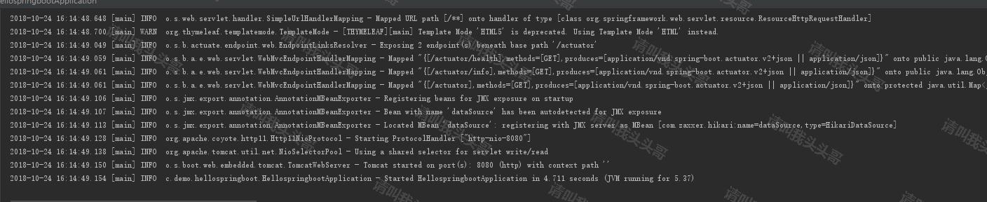 SpringBoot(十)應用監控Actuator