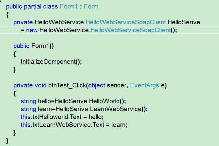 WebService C#开发/调用