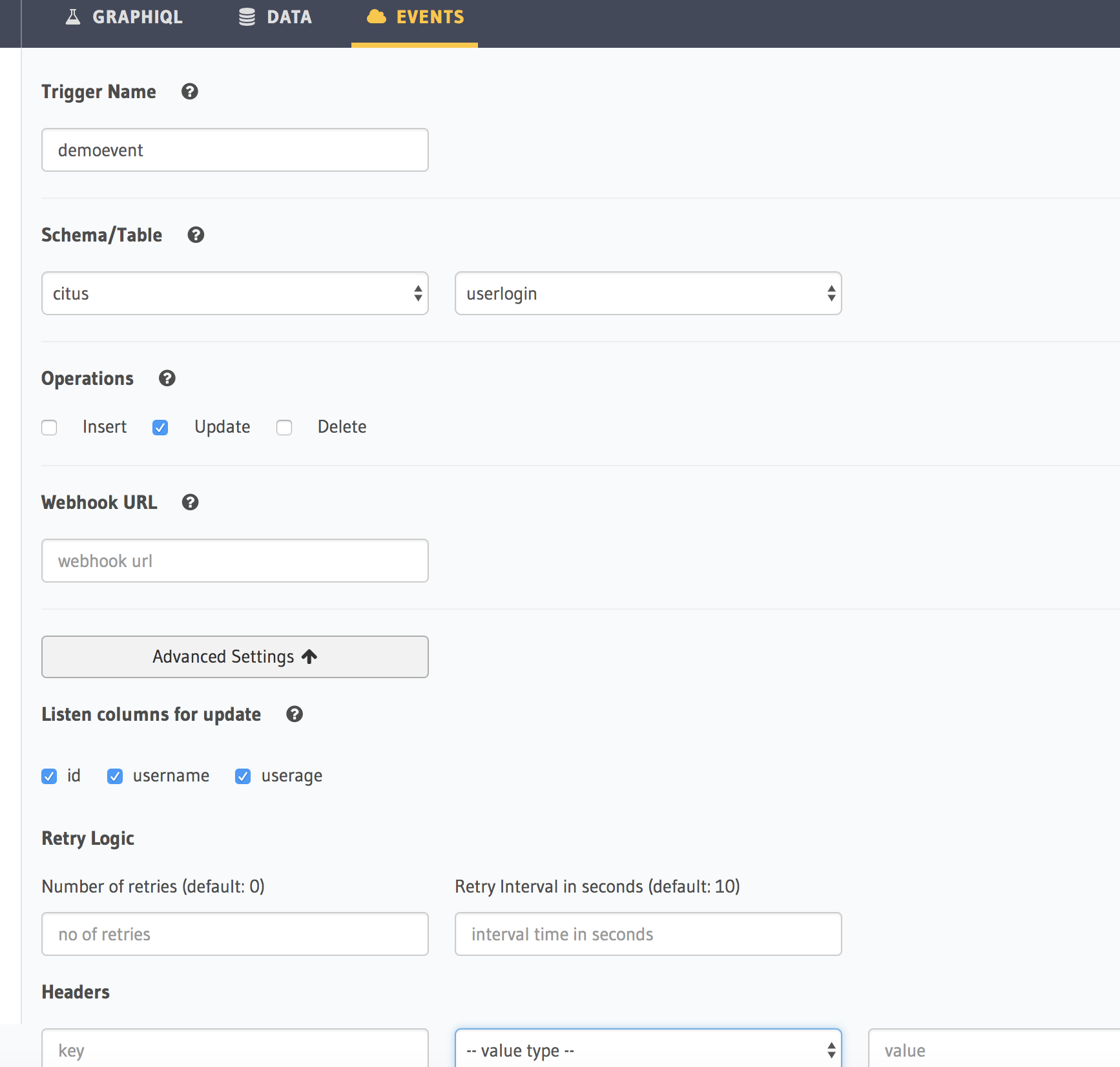 create a unique index postico