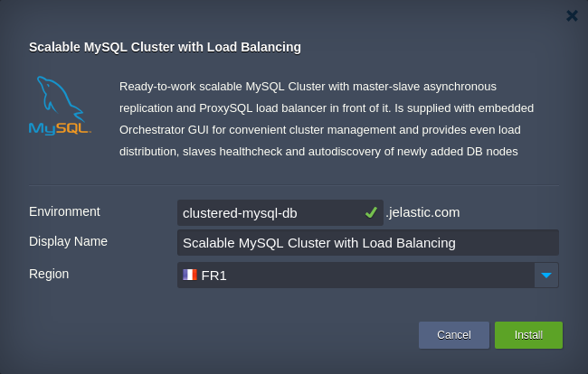 mysql database cluster