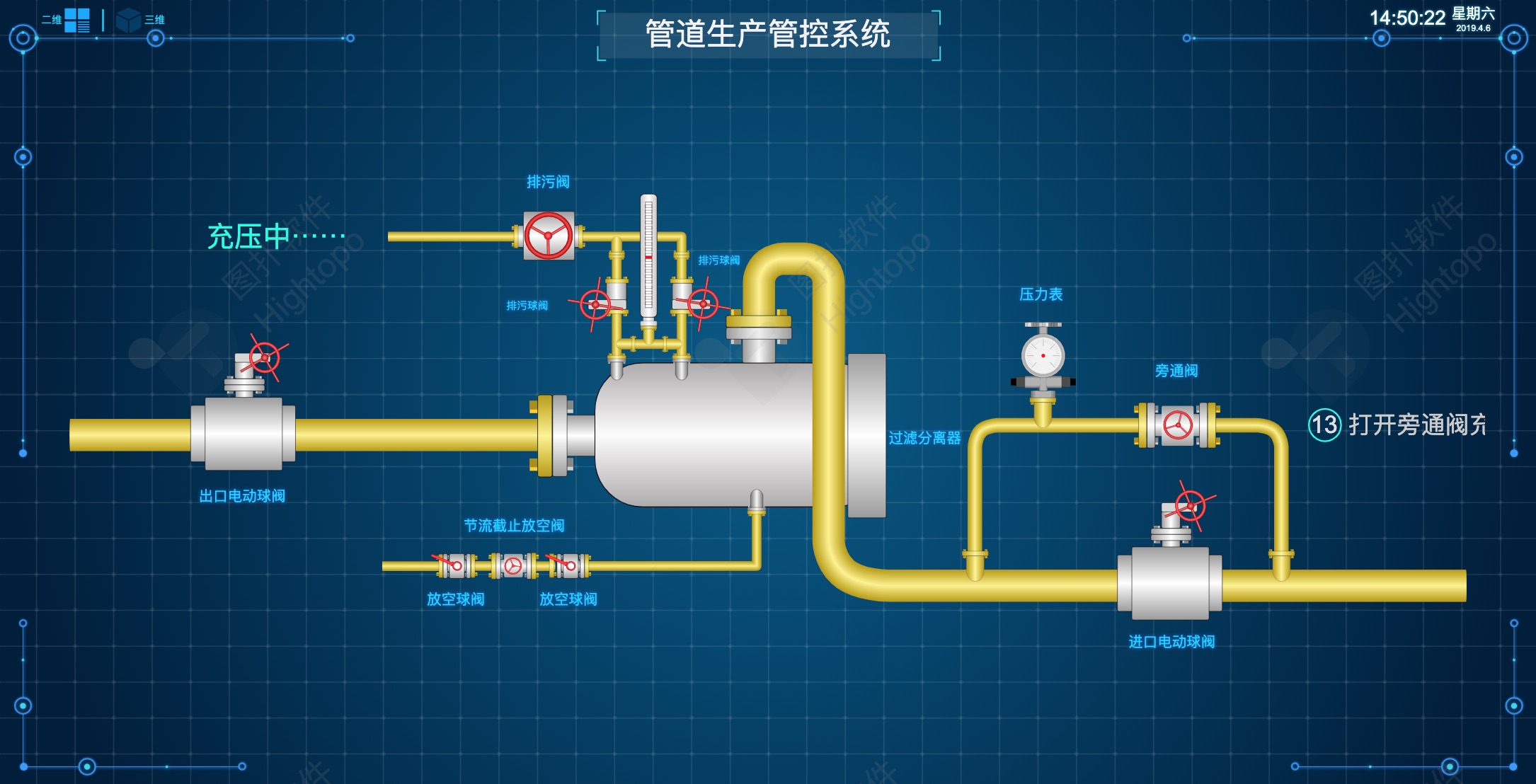 分享数百个 ht 工业互联网 2d 3d 可视化应用案例