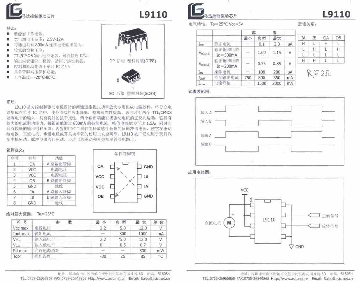 廠家Datasheet