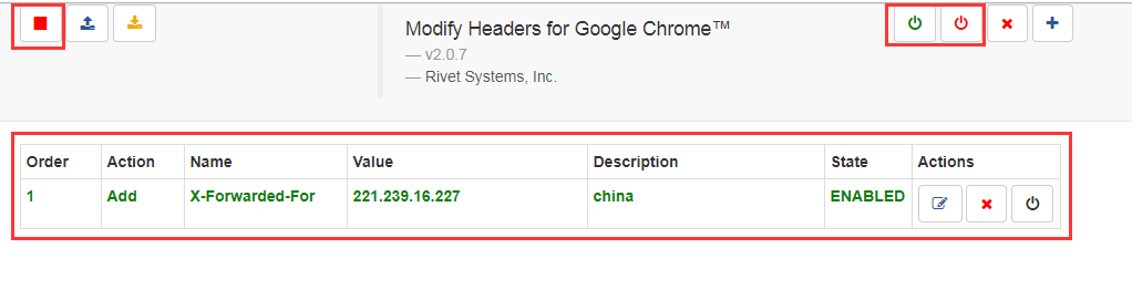 Google Chrome浏览器 浏览器插件 Modify Headers模拟修改IP地第1张