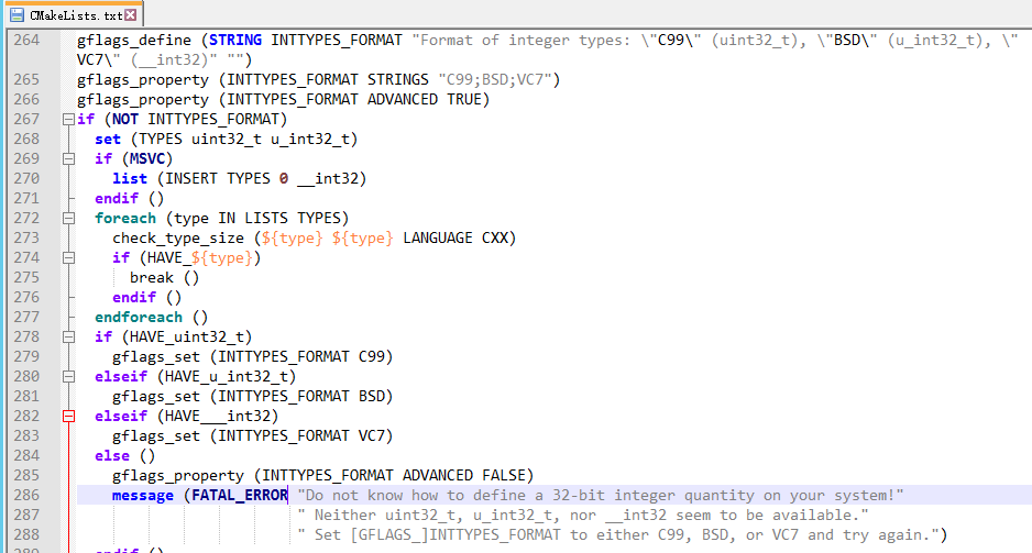 cmake set std version