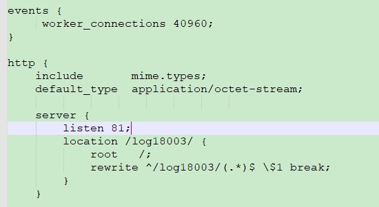 在windows上使用nginx重定向目录访问远程服务器文件详细实例第3张