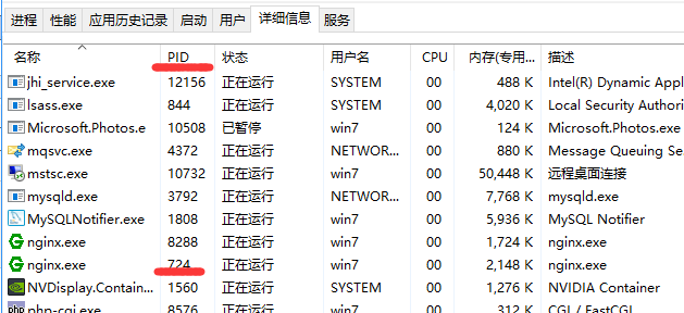 cmd 查看端口占用情况