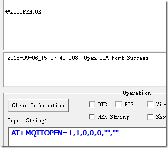 M5310-A接入百度开放云IOT Hub MQTT1524