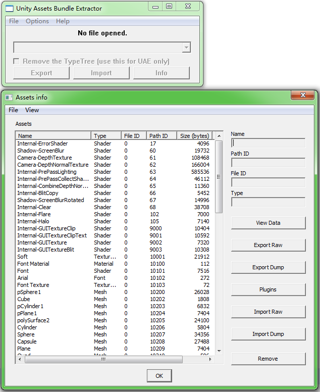 asset extractor unity