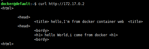 Docker学习のDocker中部署静态页网站