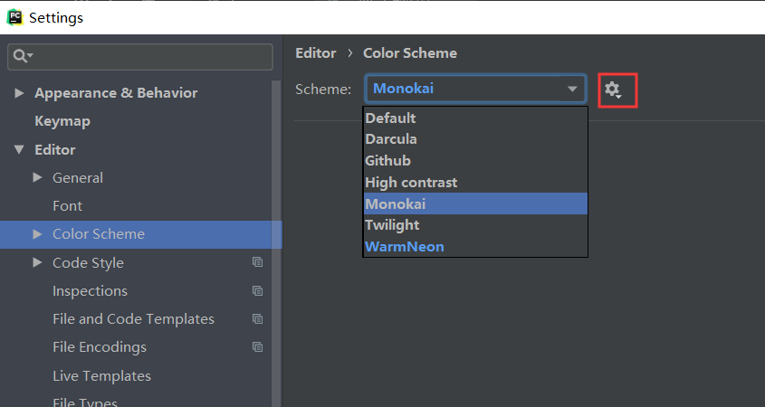 PyCharm颜色设置第4张