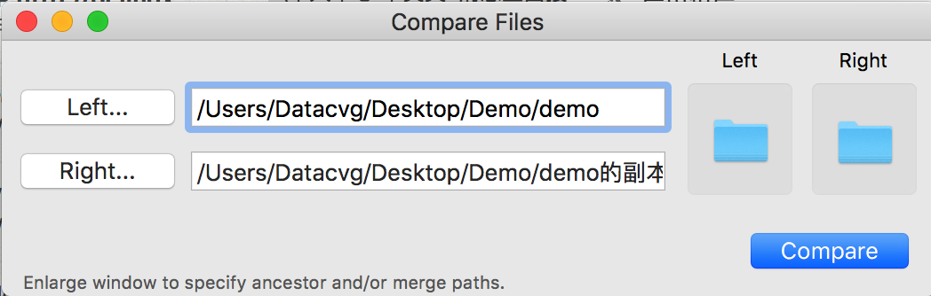 Xcode自带工具 FileMerge 进行文件比较、合并第3张