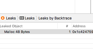 记录一下iOS Leak的使用方法。第3张