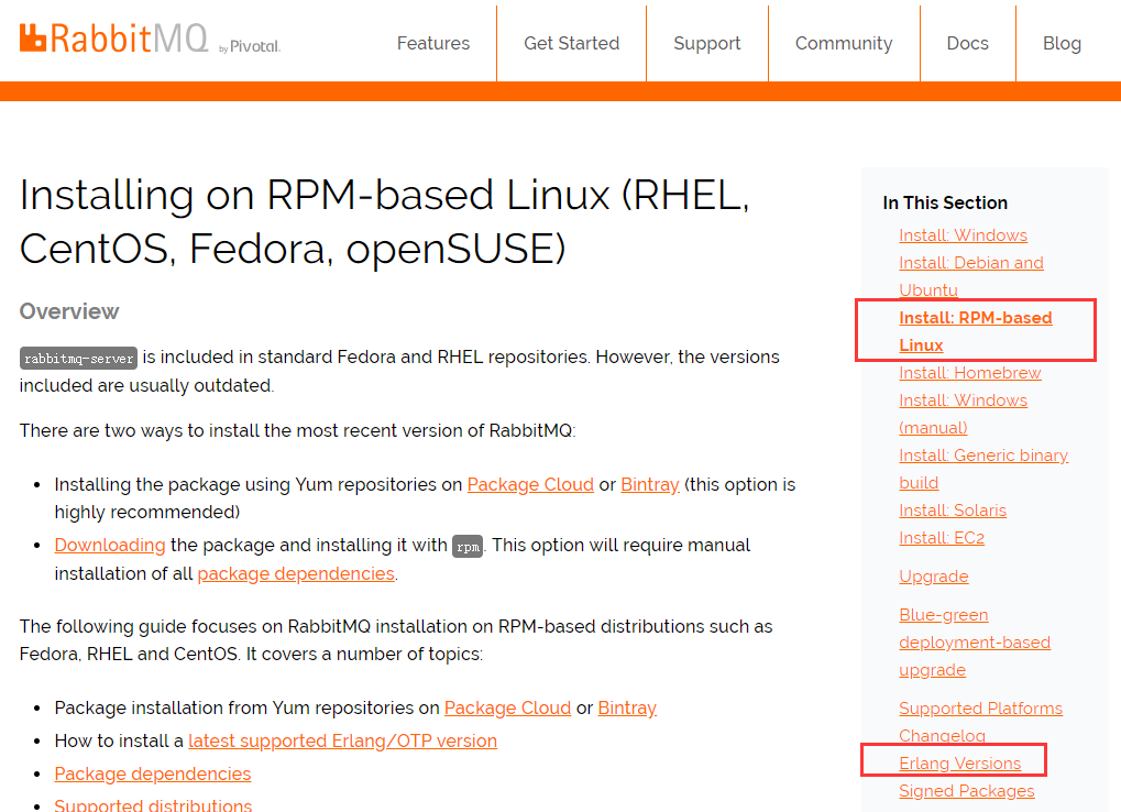 centos安装jdk，centos7 rpm 安装 rabbitMQ 最新版