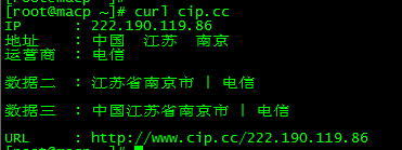 查询Linux服务器出口IP、curl命令查询Linux公网出口IP、Windows服务器查询出口IP第2张