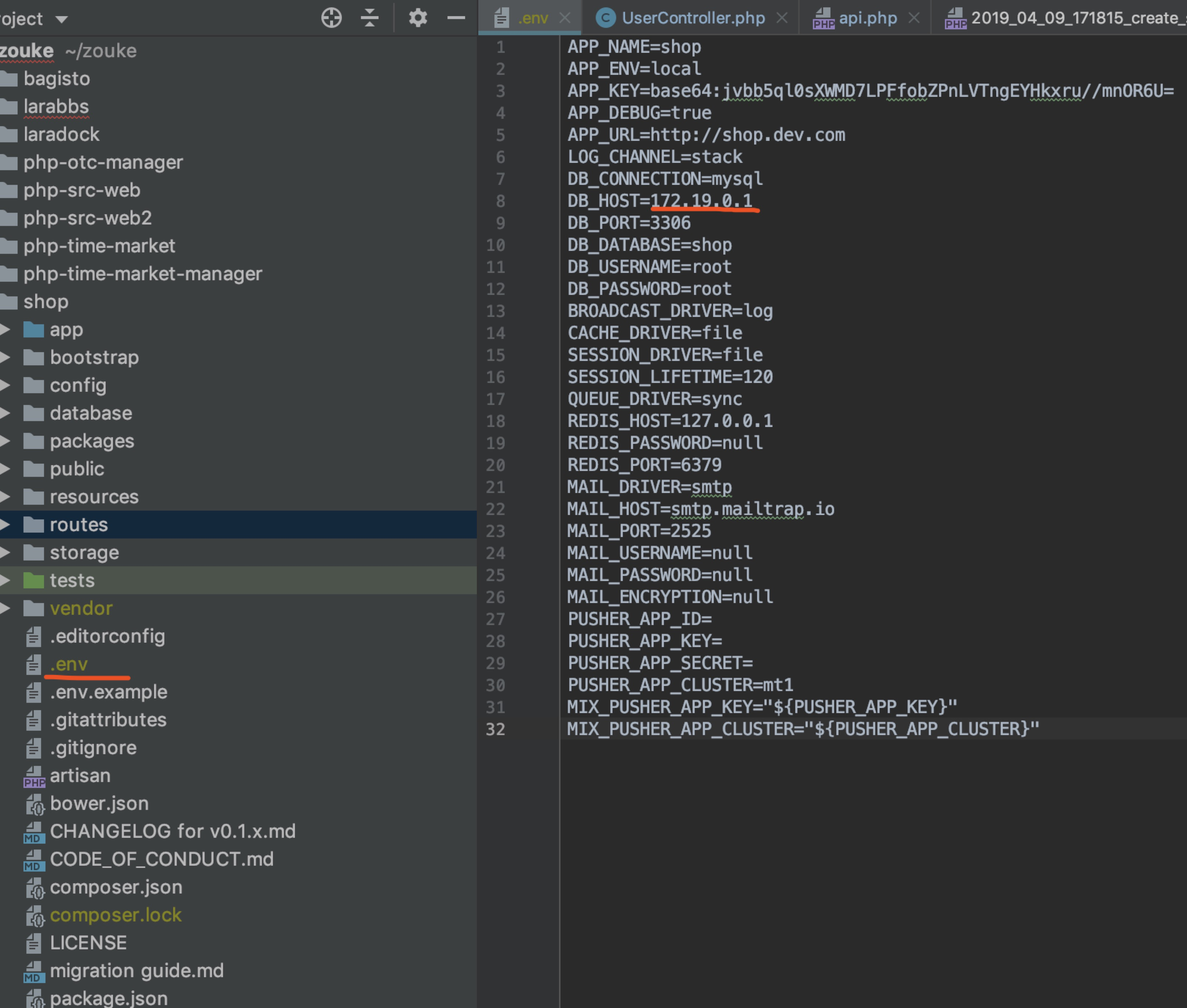 Laravel Illuminate Database QueryException SQLSTATE HY000 