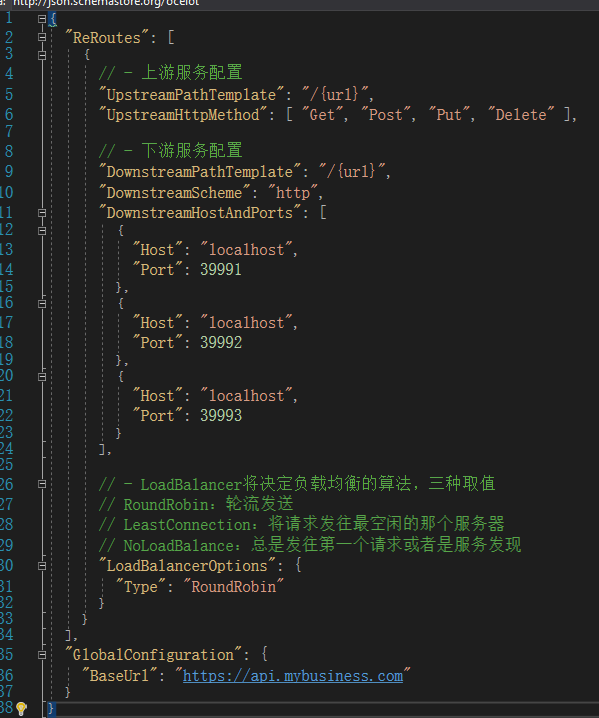 服务网关Ocelot 入门Demo系列（01-Ocelot极简单Demo及负载均衡的配置）第12张