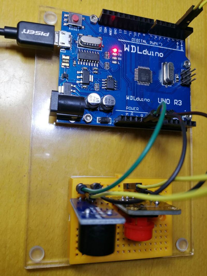 雕爺學編程arduino動手做49有源蜂鳴器模塊