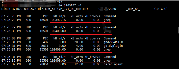 Linux 查看磁盘IO并找出占用IO读写很高的进程第3张