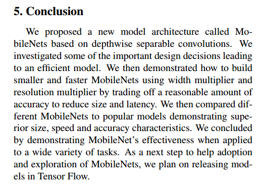 深度学习论文翻译解析（六）：MobileNets：Efficient Convolutional Neural Networks for Mobile Vision Appliications