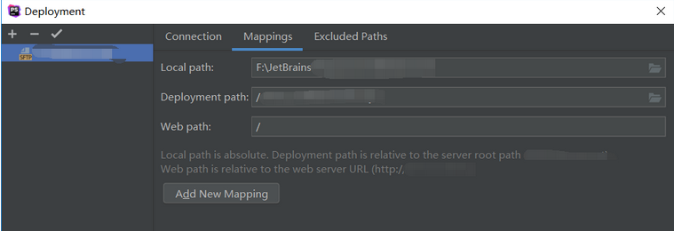 phpstorm connect to ftp