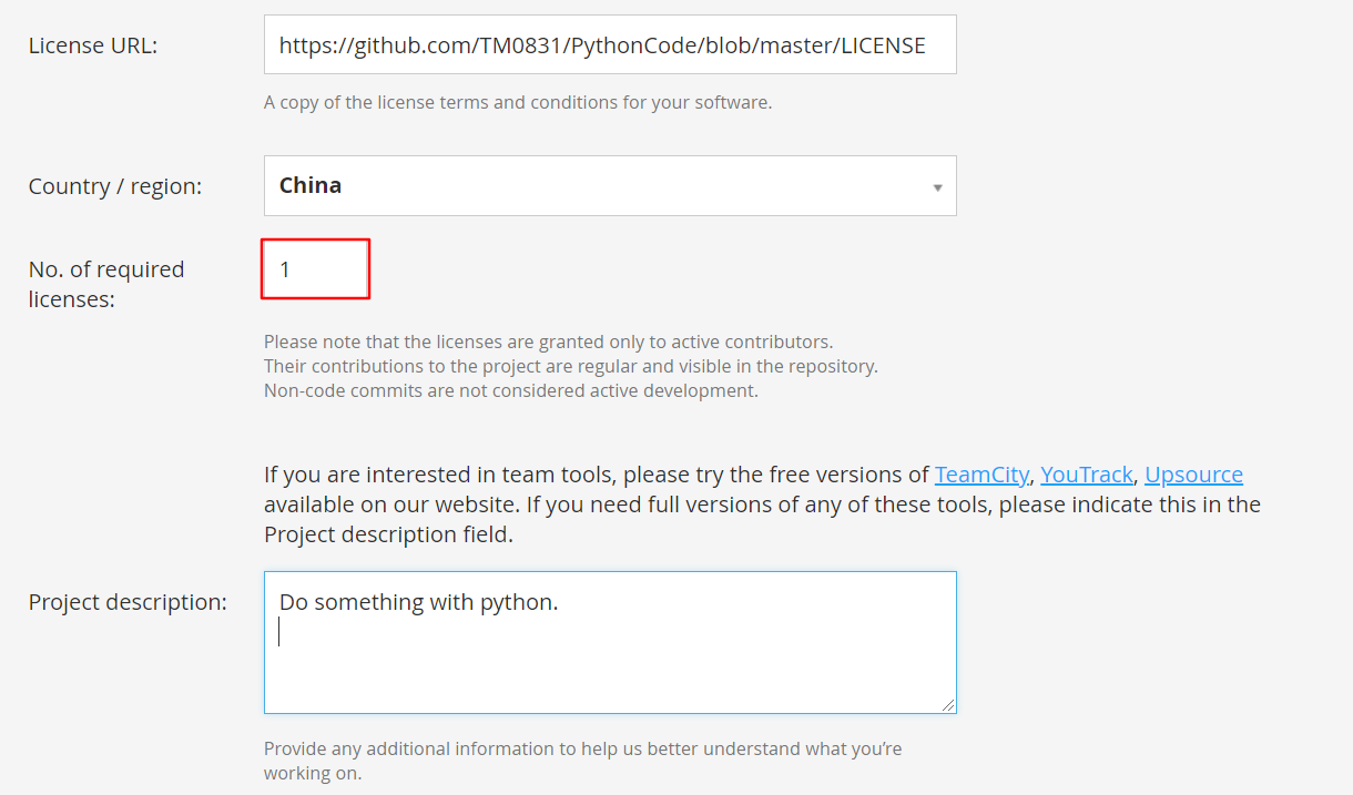 使用 GitHub 开源项目申请 IntelliJ License第6张
