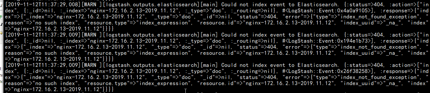 解决logstash.outputs.elasticsearch[main] Could not index event to Elasticsearch status 404第2张