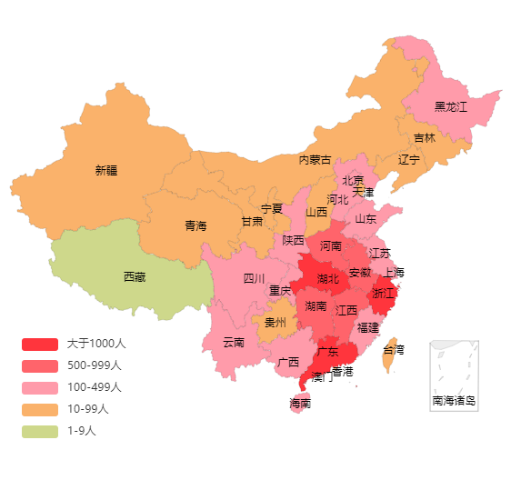 基于echarts的中国地图第1张