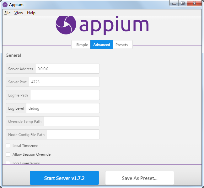 appium desktop for mac