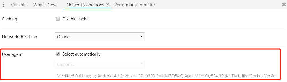 Chrome浏览器修改user-agent，伪装其他浏览器，附带微信、支付宝user-agent第2张