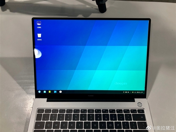 华为 MateBook 14 Linux 版真机曝光：搭载 deepin 系统 