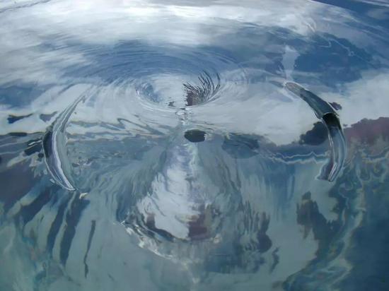 斐波拉契螺旋线——水中的漩涡