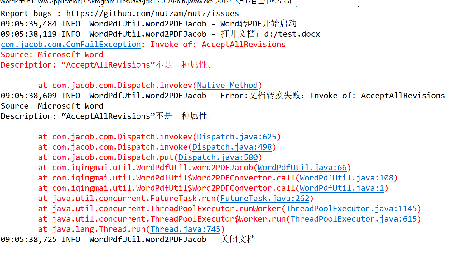 使用jacob将word转换为pdf 转换前如何接受所有修订 博问 博客园